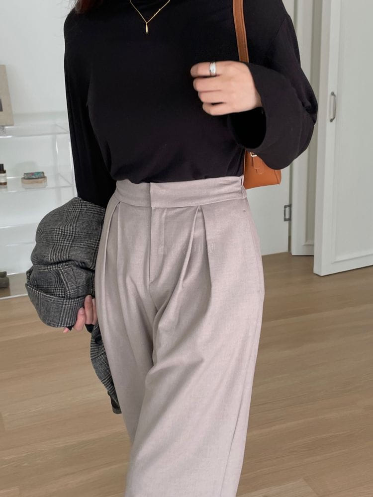 TERRACE - Korean Children Fashion - #Kfashion4kids - Wool Wrinkle Pants