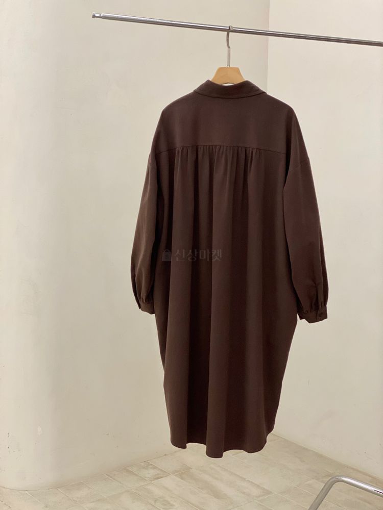 TERRACE - Korean Children Fashion - #Kfashion4kids - Collar Long One-piece - 3