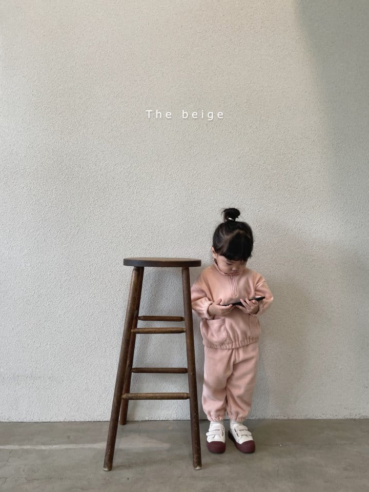 THE BEIGE - Korean Children Fashion - #Kfashion4kids - Fleece Top Bottom Set - 6
