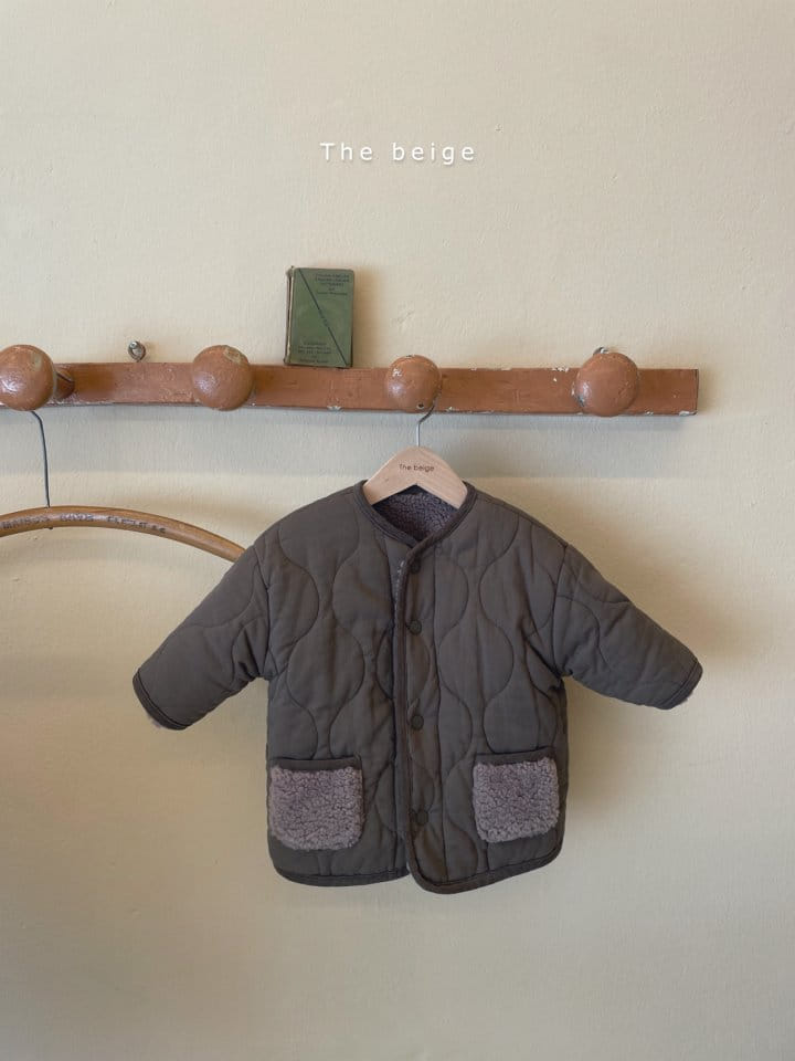 THE BEIGE - Korean Children Fashion - #Kfashion4kids - Quilting Reversible Jumper