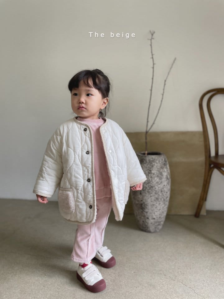 THE BEIGE - Korean Children Fashion - #Kfashion4kids - Quilting Reversible Jumper - 6