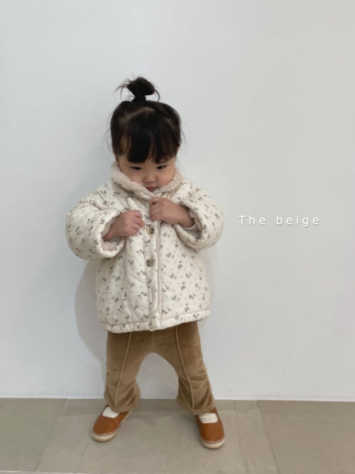 THE BEIGE - Korean Children Fashion - #Kfashion4kids - Flower Paint Jacket - 10