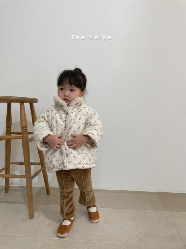 THE BEIGE - Korean Children Fashion - #Kfashion4kids - Flower Paint Jacket - 11