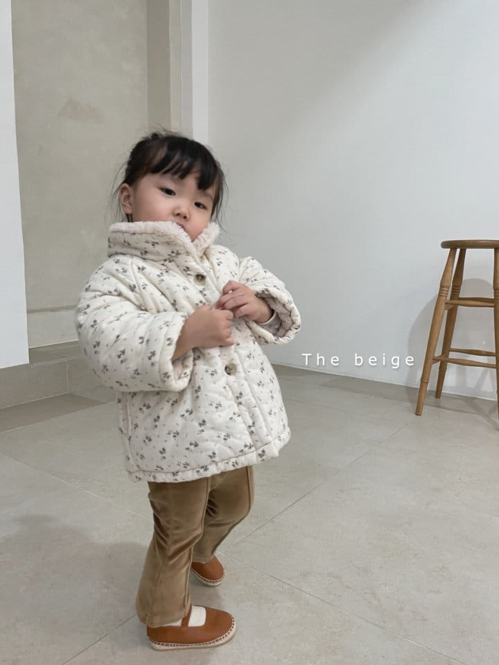 THE BEIGE - Korean Children Fashion - #Kfashion4kids - Flower Paint Jacket - 12