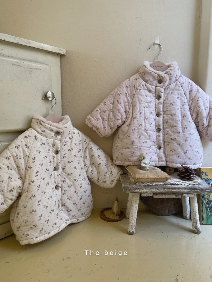 THE BEIGE - Korean Children Fashion - #Kfashion4kids - Flower Paint Jacket - 4