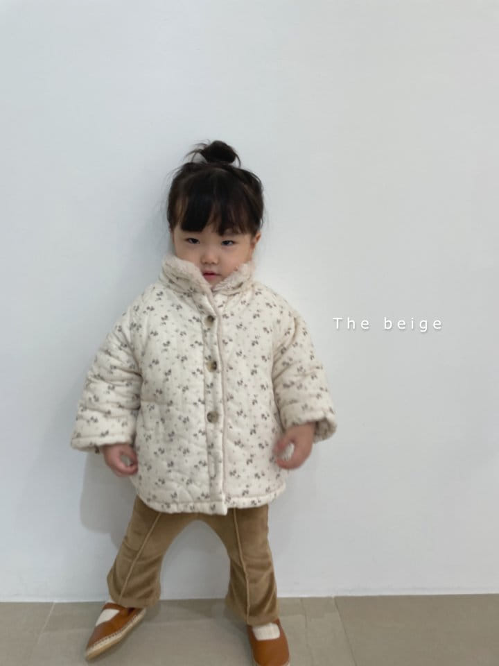 THE BEIGE - Korean Children Fashion - #Kfashion4kids - Flower Paint Jacket - 9