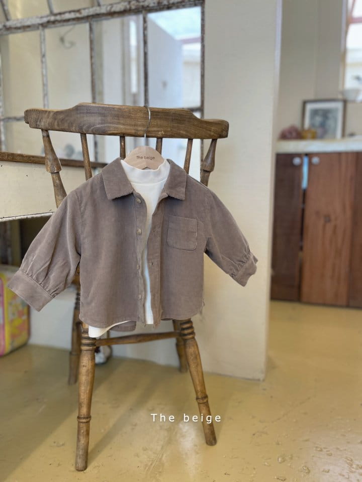 THE BEIGE - Korean Children Fashion - #Kfashion4kids - Rib Shirt - 4