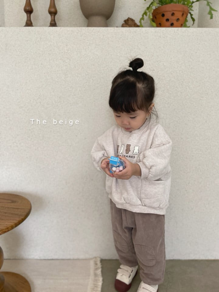 THE BEIGE - Korean Children Fashion - #Kfashion4kids - Bear Pocket Sweatshirt - 10