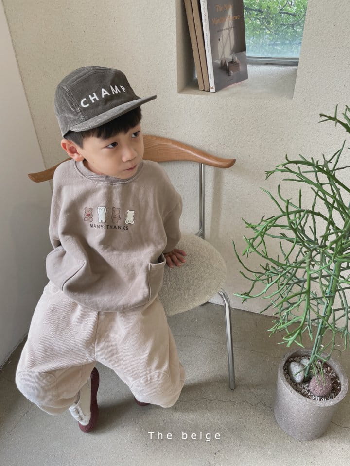 THE BEIGE - Korean Children Fashion - #Kfashion4kids - Bear Pocket Sweatshirt - 12