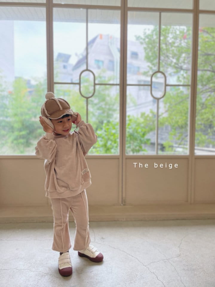 THE BEIGE - Korean Children Fashion - #Kfashion4kids - Velvet Label Sweatshirt - 10