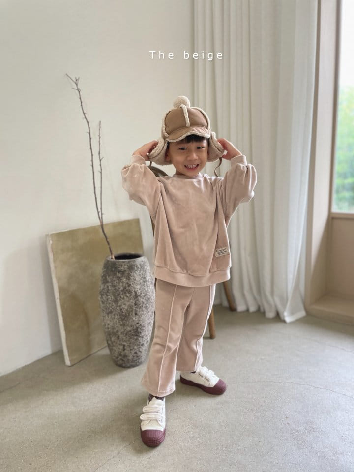 THE BEIGE - Korean Children Fashion - #Kfashion4kids - Velvet Label Sweatshirt - 11