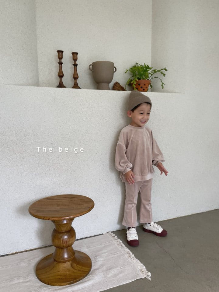 THE BEIGE - Korean Children Fashion - #Kfashion4kids - Velvet Label Sweatshirt - 7