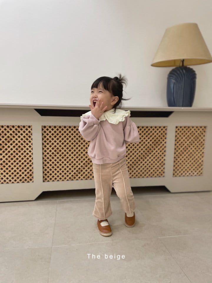 THE BEIGE - Korean Children Fashion - #Kfashion4kids - Velvet Bootscut Pants - 12
