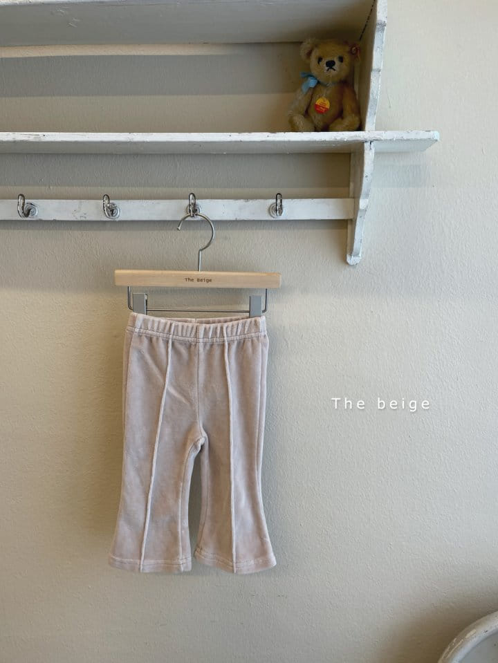 THE BEIGE - Korean Children Fashion - #Kfashion4kids - Velvet Bootscut Pants - 3