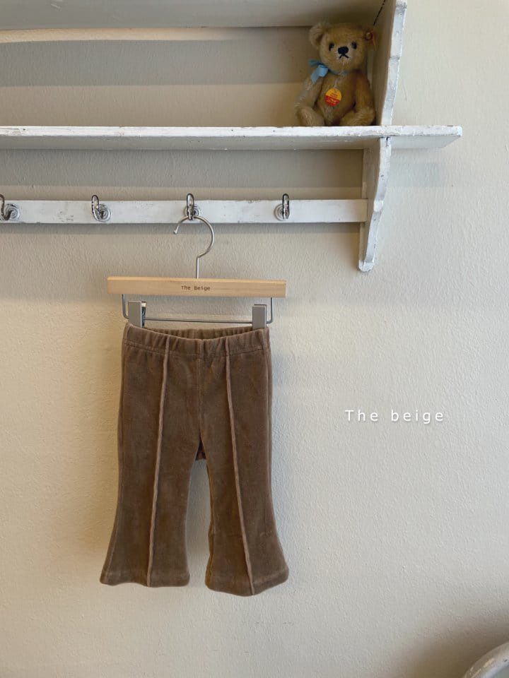 THE BEIGE - Korean Children Fashion - #Kfashion4kids - Velvet Bootscut Pants - 4