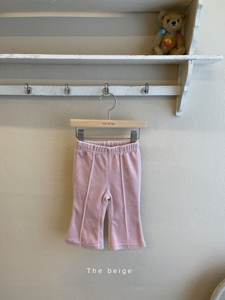 THE BEIGE - Korean Children Fashion - #Kfashion4kids - Velvet Bootscut Pants - 5