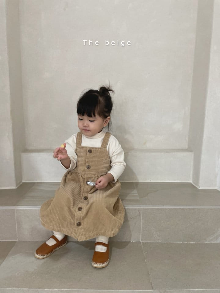 THE BEIGE - Korean Children Fashion - #Kfashion4kids - Open Dungarees One-piece - 11