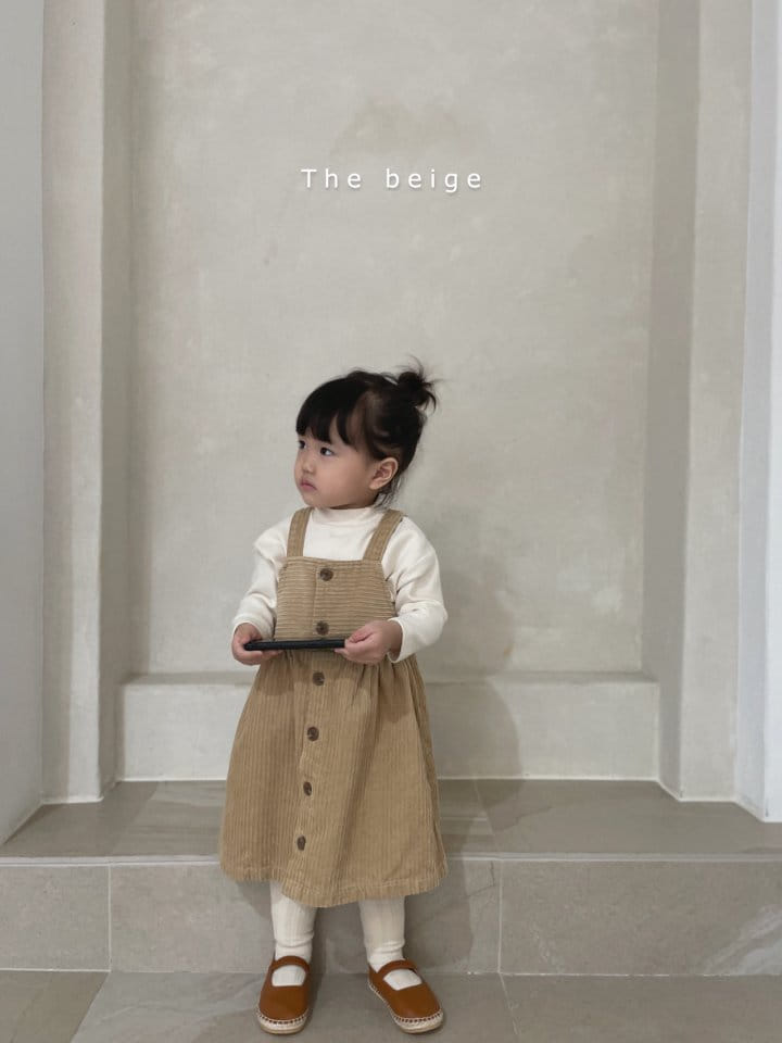 THE BEIGE - Korean Children Fashion - #Kfashion4kids - Open Dungarees One-piece - 8