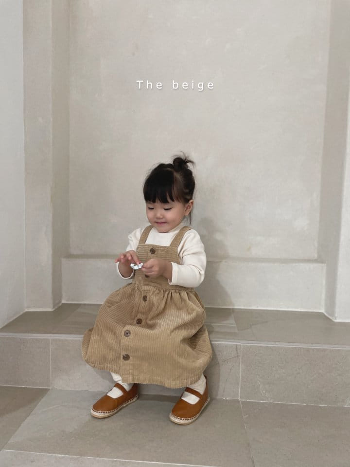 THE BEIGE - Korean Children Fashion - #Kfashion4kids - Open Dungarees One-piece - 9