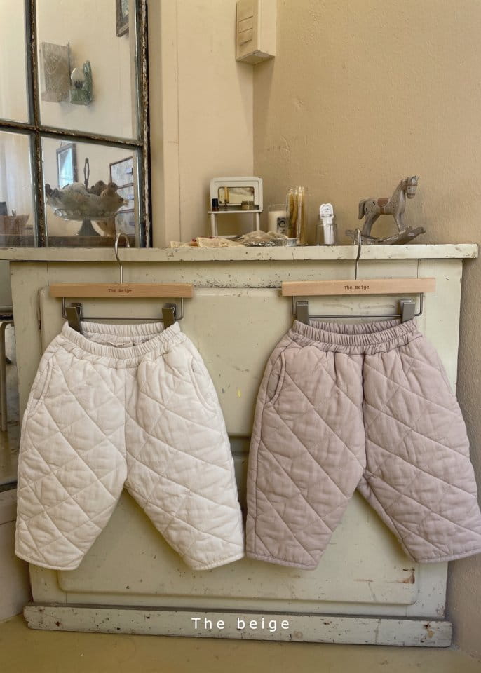THE BEIGE - Korean Children Fashion - #Kfashion4kids - Quilting Pants