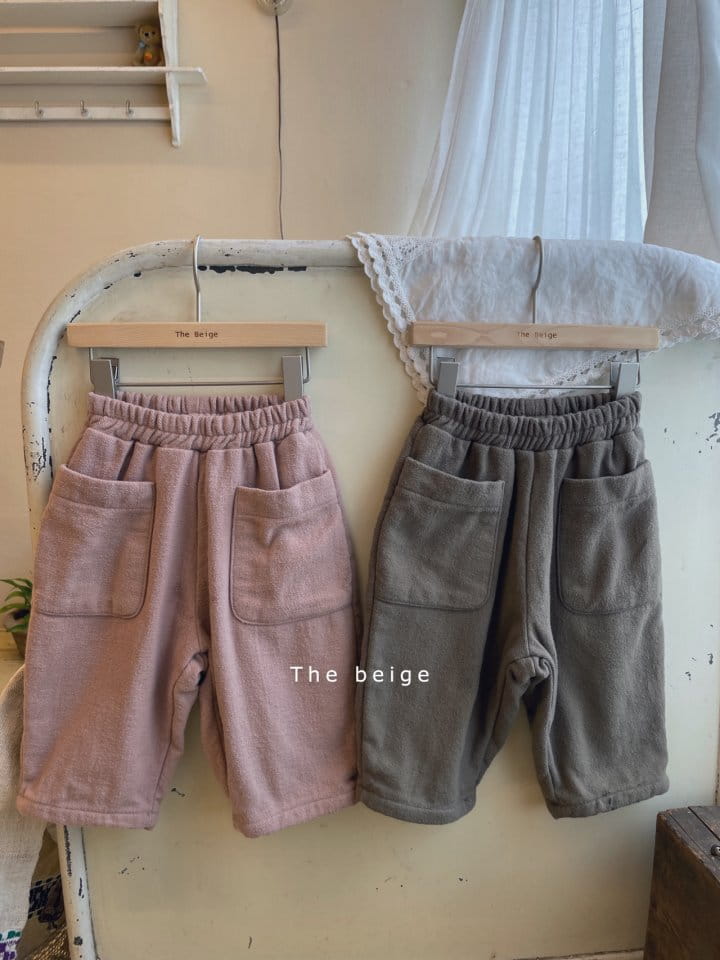 THE BEIGE - Korean Children Fashion - #Kfashion4kids - Fleece Baggy Pants