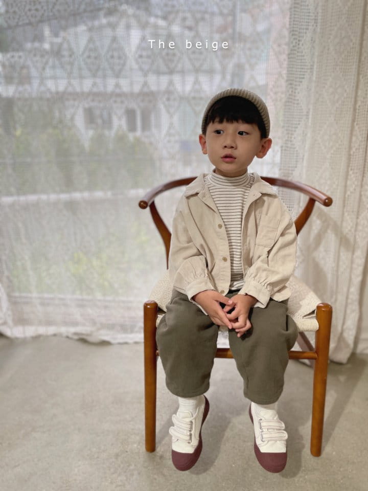 THE BEIGE - Korean Children Fashion - #Kfashion4kids - Fleece Baggy Pants - 10