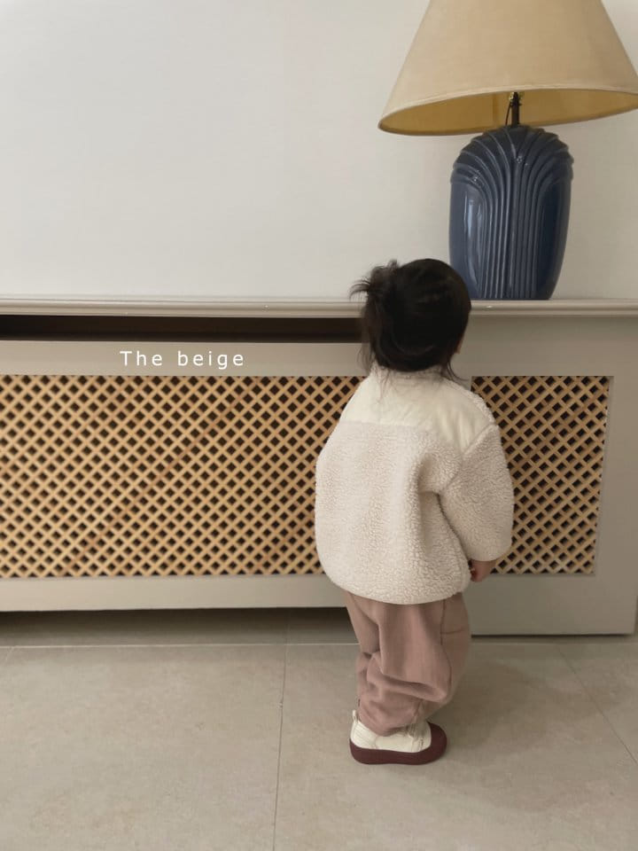 THE BEIGE - Korean Children Fashion - #Kfashion4kids - Fleece Baggy Pants - 12