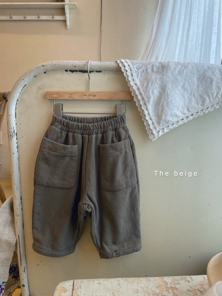 THE BEIGE - Korean Children Fashion - #Kfashion4kids - Fleece Baggy Pants - 2
