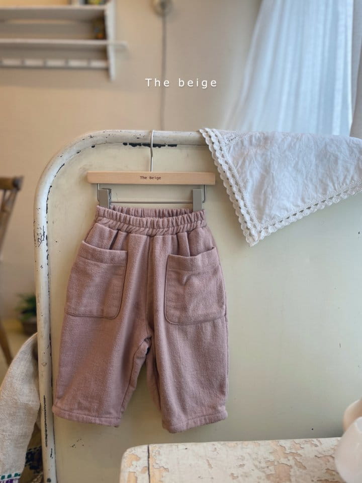 THE BEIGE - Korean Children Fashion - #Kfashion4kids - Fleece Baggy Pants - 3