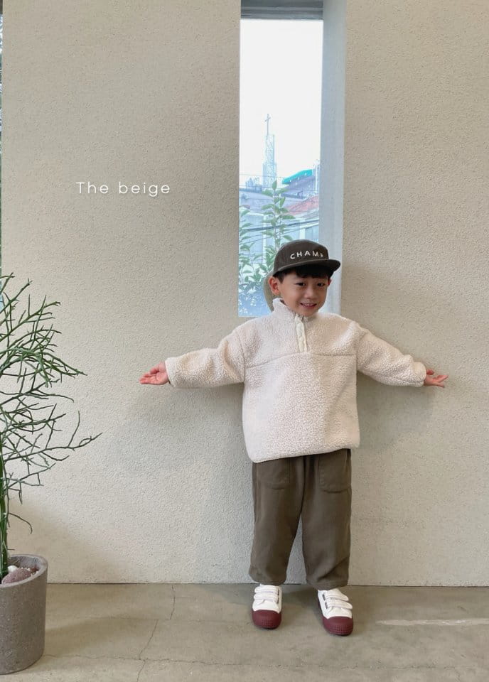 THE BEIGE - Korean Children Fashion - #Kfashion4kids - Fleece Baggy Pants - 6