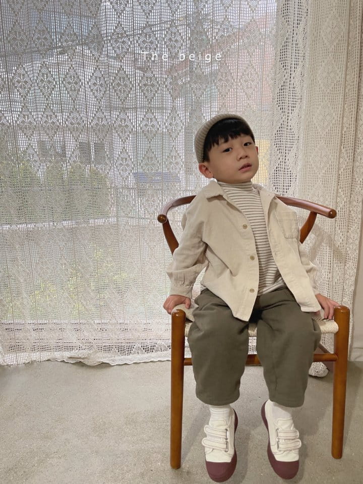 THE BEIGE - Korean Children Fashion - #Kfashion4kids - Fleece Baggy Pants - 9