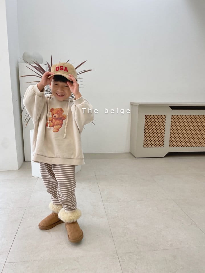 THE BEIGE - Korean Children Fashion - #Kfashion4kids - Fleece Stripes Pants - 5