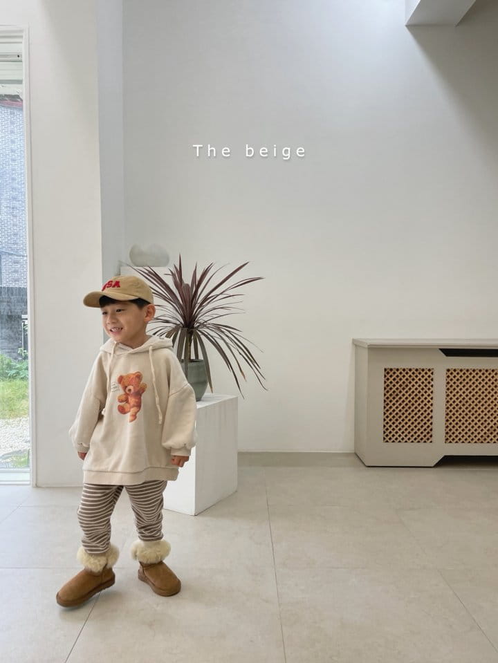 THE BEIGE - Korean Children Fashion - #Kfashion4kids - Fleece Stripes Pants - 6