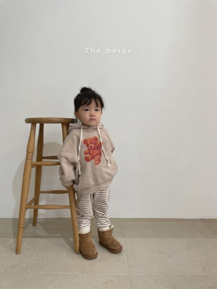 THE BEIGE - Korean Children Fashion - #Kfashion4kids - Fleece Stripes Pants - 8