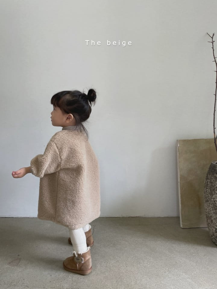 THE BEIGE - Korean Children Fashion - #Kfashion4kids - Fleece One-piece - 10