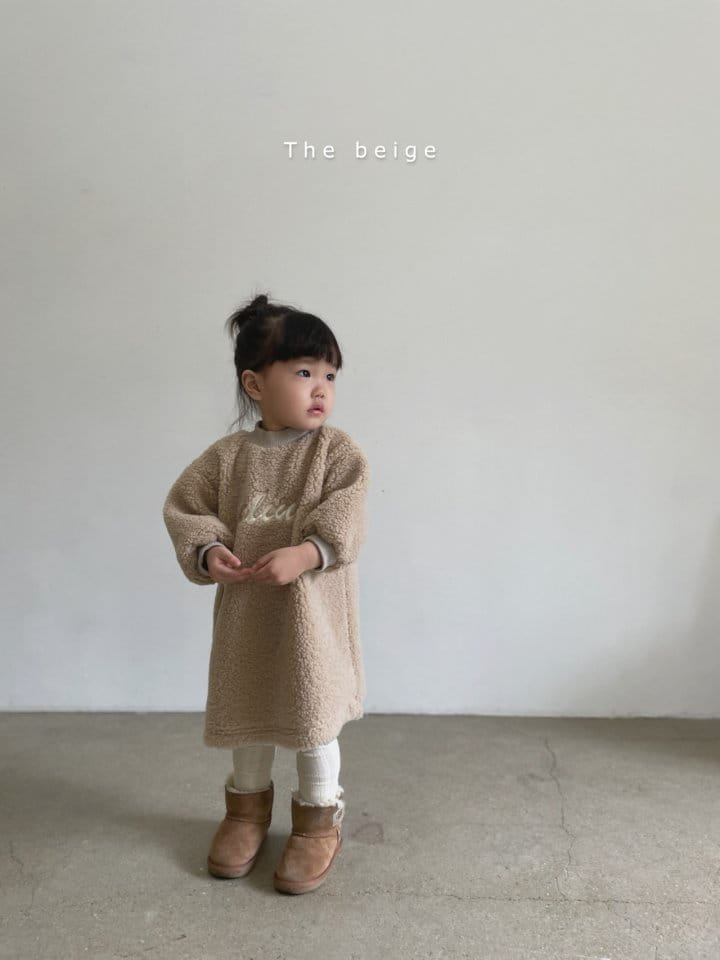 THE BEIGE - Korean Children Fashion - #Kfashion4kids - Fleece One-piece - 12