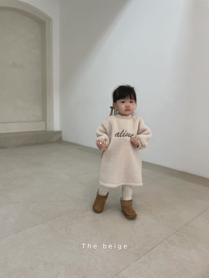THE BEIGE - Korean Children Fashion - #Kfashion4kids - Fleece One-piece - 2