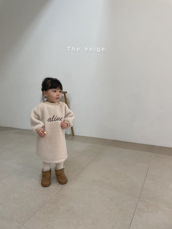 THE BEIGE - Korean Children Fashion - #Kfashion4kids - Fleece One-piece - 3