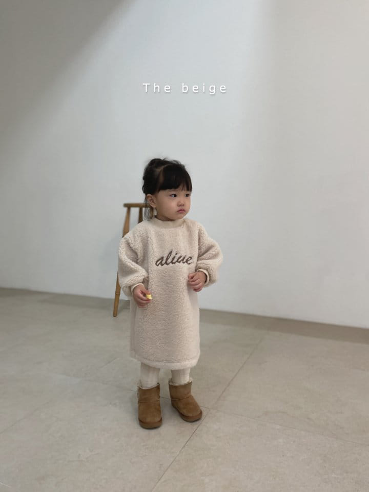 THE BEIGE - Korean Children Fashion - #Kfashion4kids - Fleece One-piece - 5