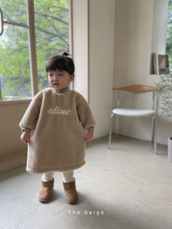 THE BEIGE - Korean Children Fashion - #Kfashion4kids - Fleece One-piece - 8