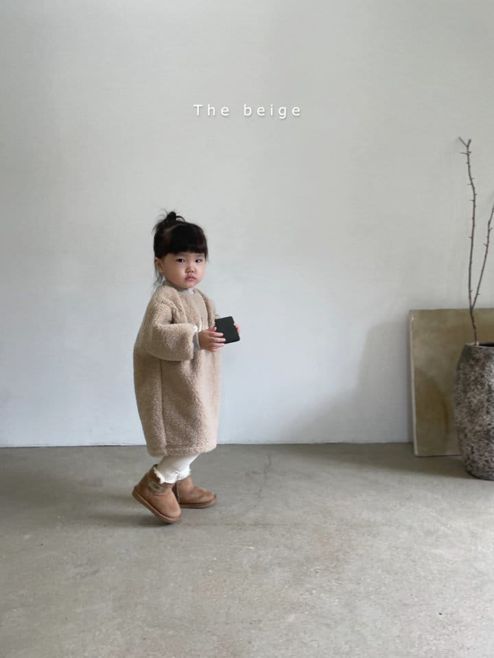 THE BEIGE - Korean Children Fashion - #Kfashion4kids - Fleece One-piece - 9