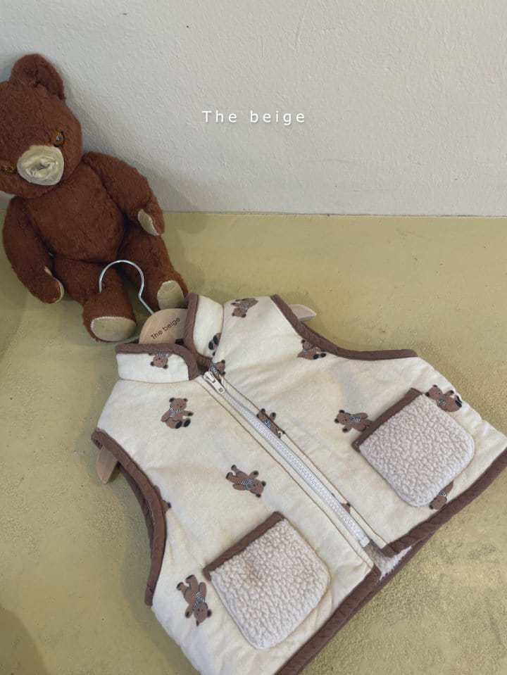 THE BEIGE - Korean Children Fashion - #Kfashion4kids - Bear Vest