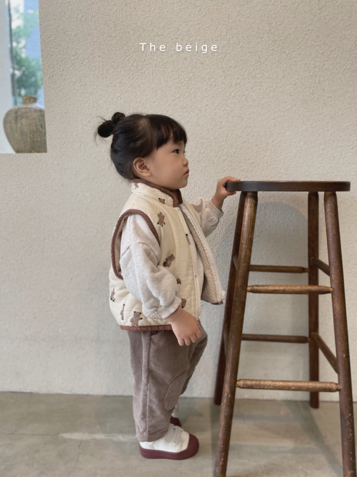 THE BEIGE - Korean Children Fashion - #Kfashion4kids - Bear Vest - 4