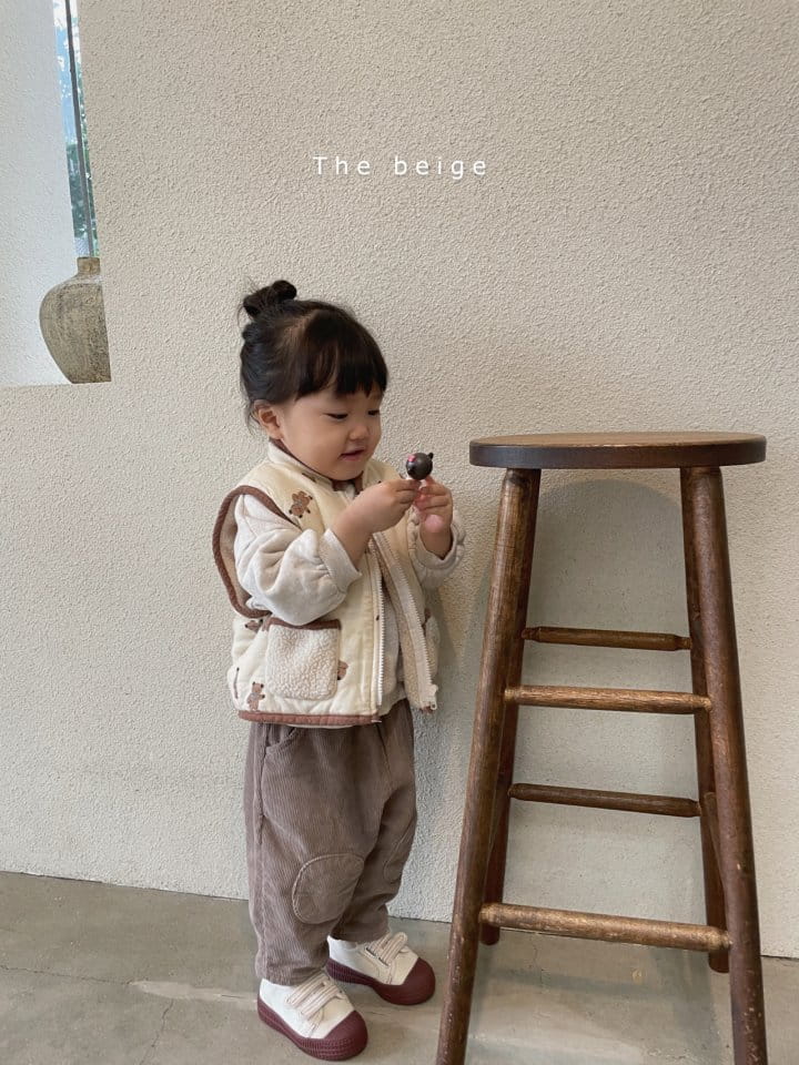 THE BEIGE - Korean Children Fashion - #Kfashion4kids - Bear Vest - 5