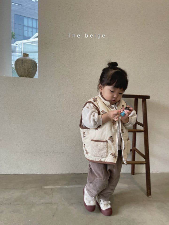 THE BEIGE - Korean Children Fashion - #Kfashion4kids - Bear Vest - 7