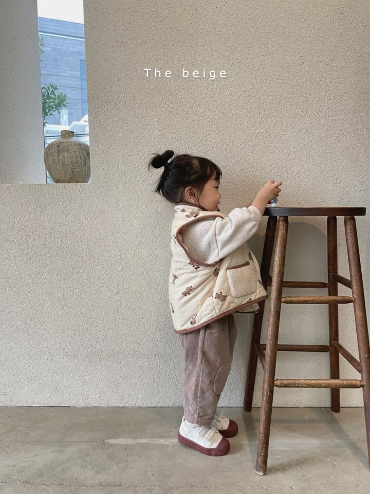 THE BEIGE - Korean Children Fashion - #Kfashion4kids - Bear Vest - 8