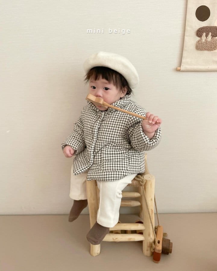THE BEIGE - Korean Children Fashion - #Kfashion4kids - Check Bonding Jacket - 11