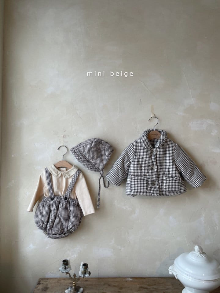 THE BEIGE - Korean Children Fashion - #Kfashion4kids - Check Bonding Jacket - 2