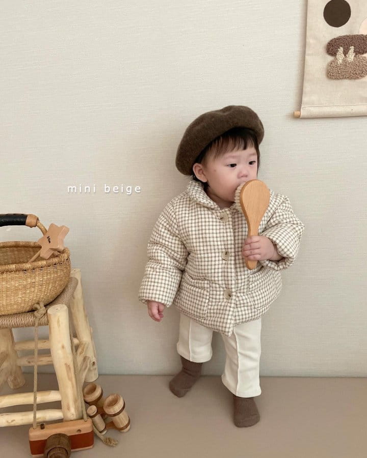 THE BEIGE - Korean Children Fashion - #Kfashion4kids - Check Bonding Jacket - 6