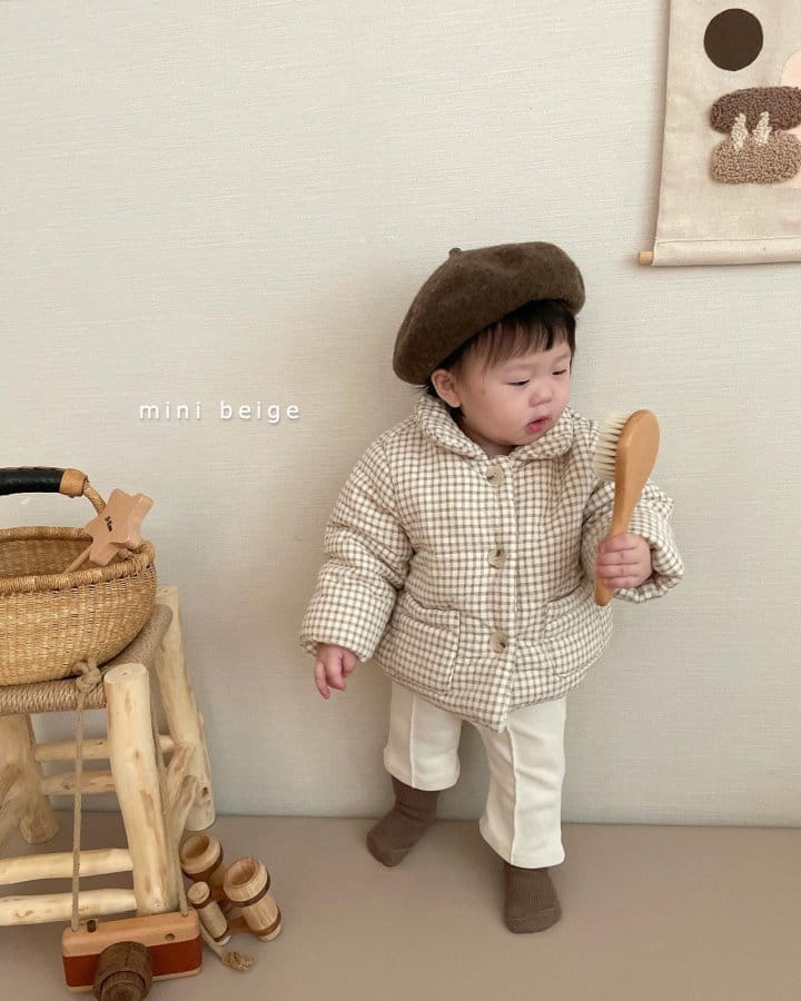 THE BEIGE - Korean Children Fashion - #Kfashion4kids - Check Bonding Jacket - 7